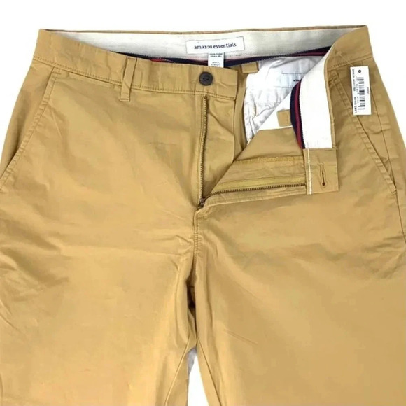 Men's Classic Pants Slim Leg Yellow Size 33x30 - Picture 6 of 12